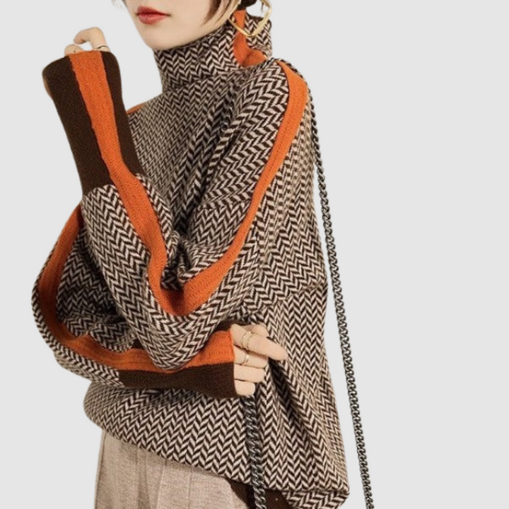 Elizabeth - Sweater with High Collar