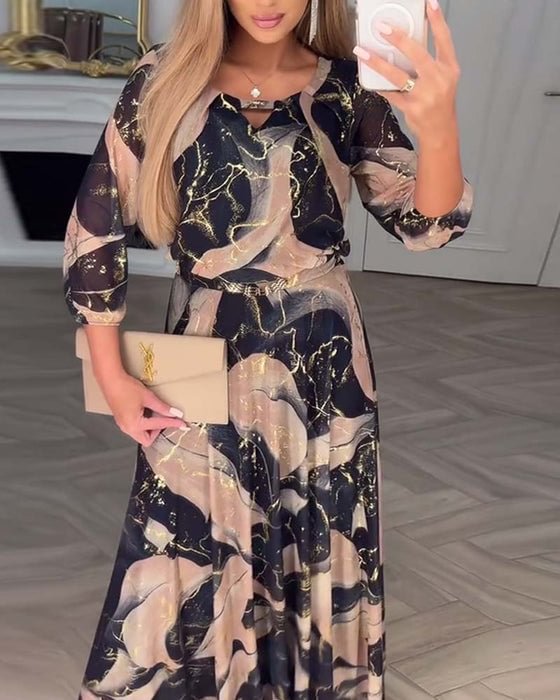 Elegant chiffon dress