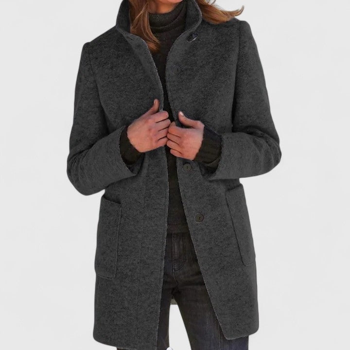 Snow | Women's Coat with High Collar
