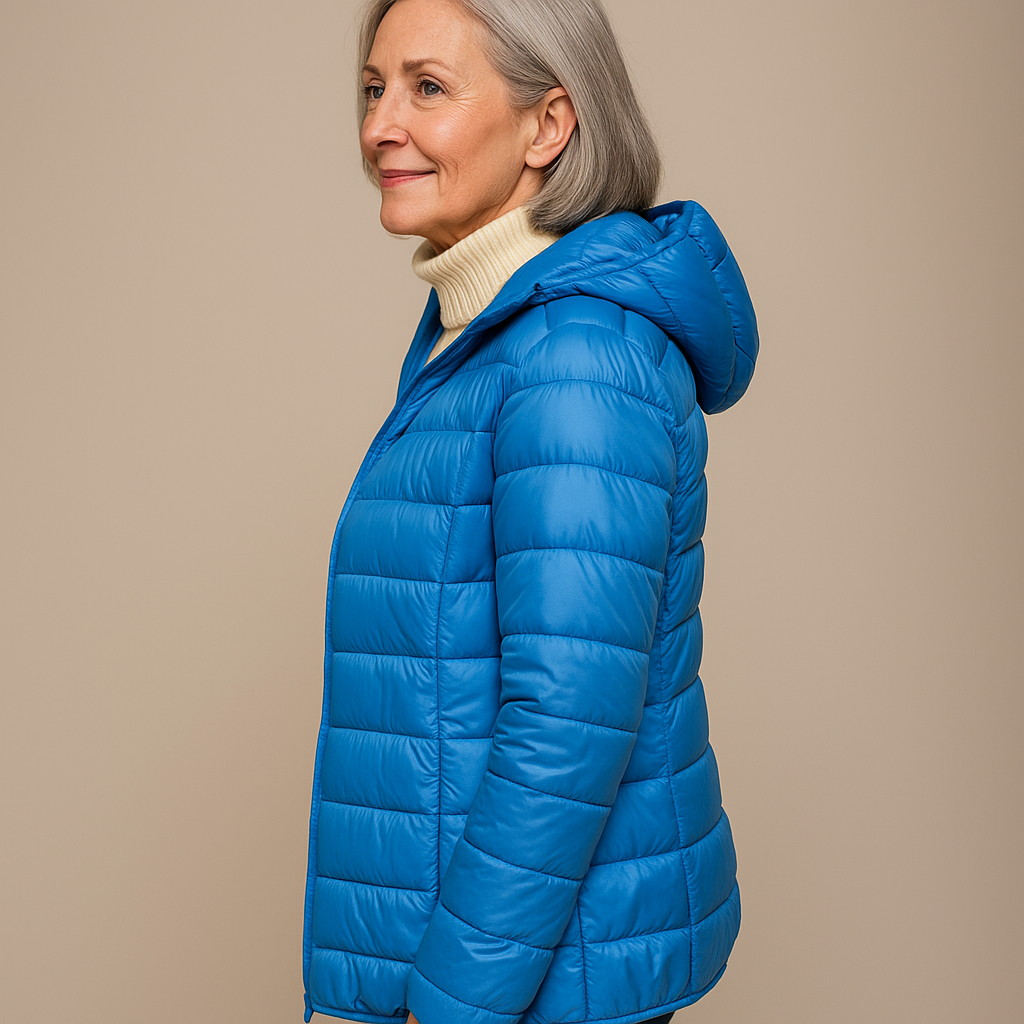 Lily™ | Hooded Puffer Jacket - Blue