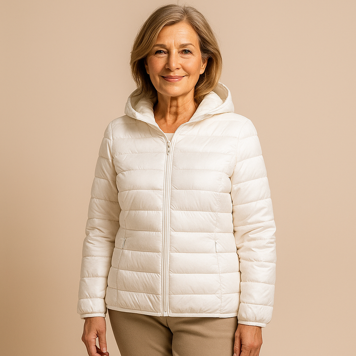 Charlotte™ | Hooded Puffer Jacket - White