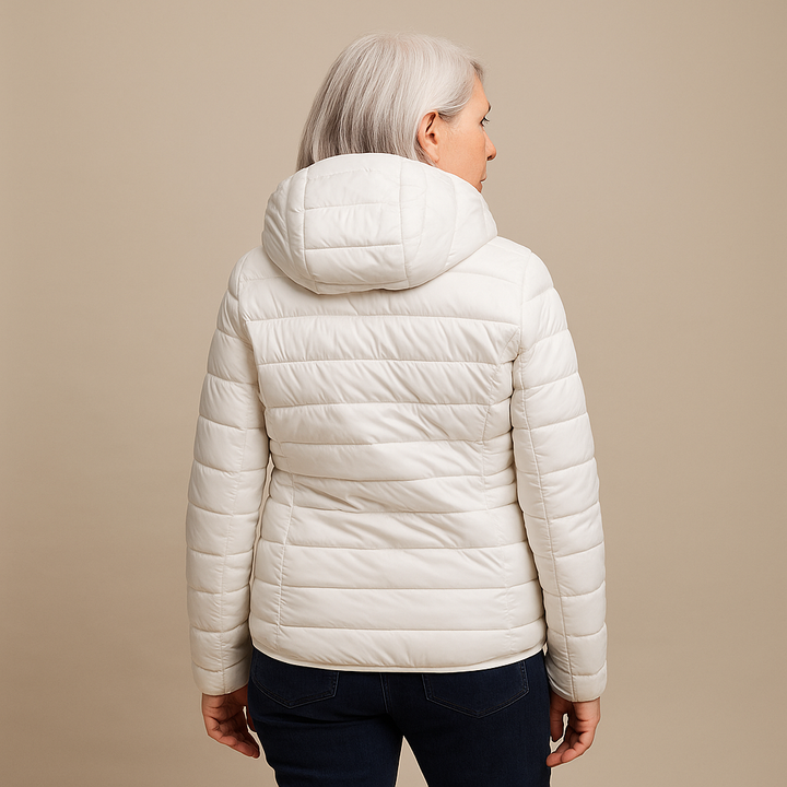 Charlotte™ | Hooded Puffer Jacket - White