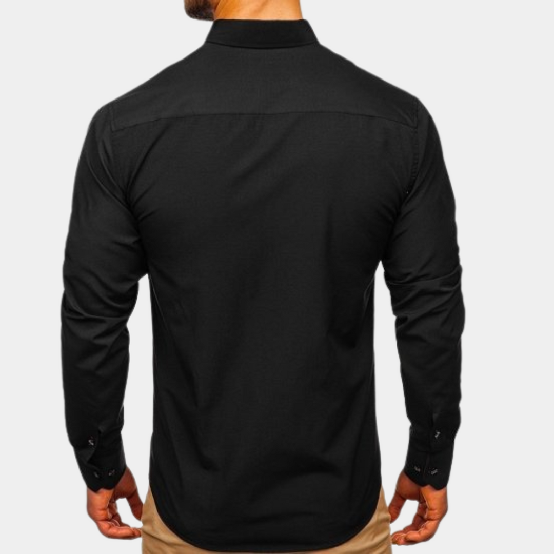 Charles™ | Classic Men's Long Sleeve Shirt