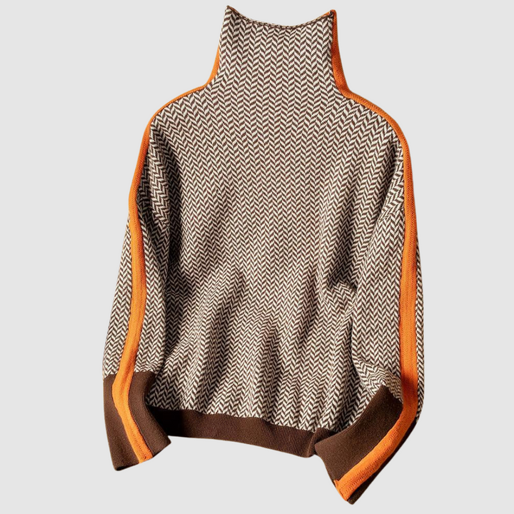 Elizabeth - Sweater with High Collar
