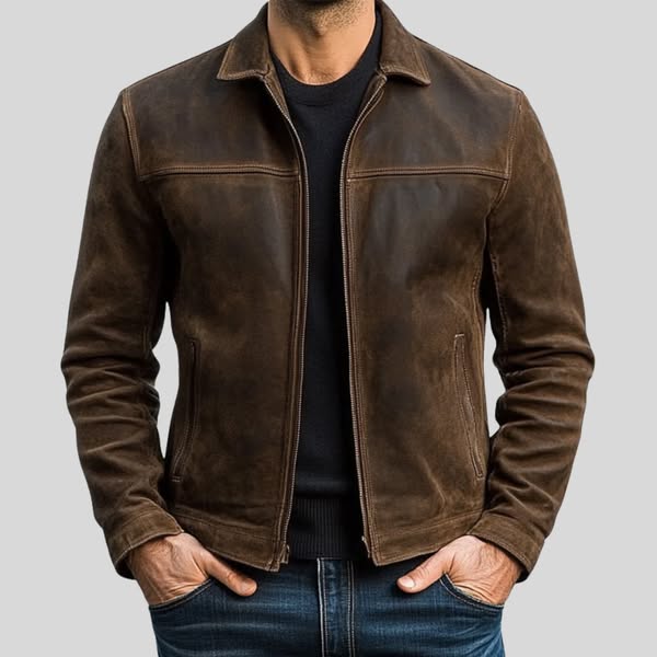 Lennon™ | Zipper Leather Jacket