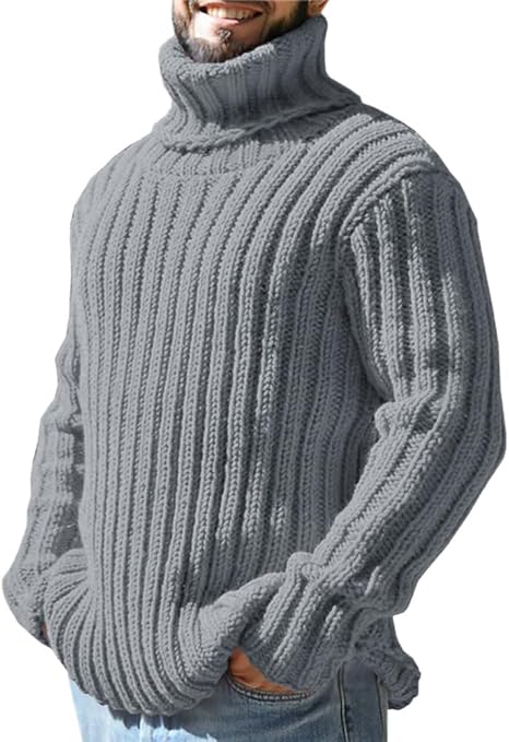 Lysander - High Neck Ribbed Sweater