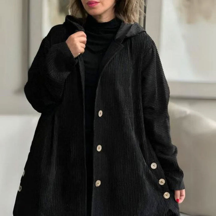 Casual Velvet Hooded Jacket for Autumn