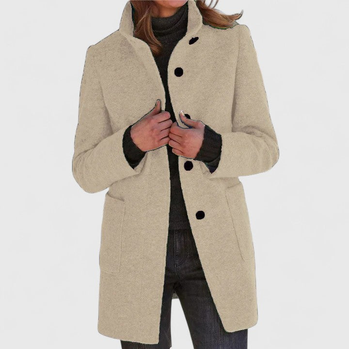 Snow | Women's Coat with High Collar
