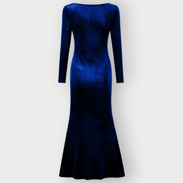 Darcy – Luxe Evening Silhouette Velvet Gown