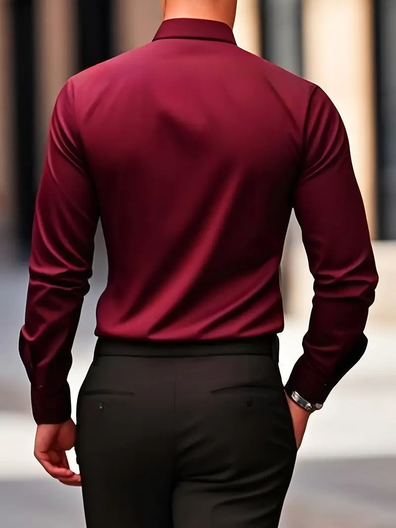Savrani™ | Modern Long-Sleeve Shirt