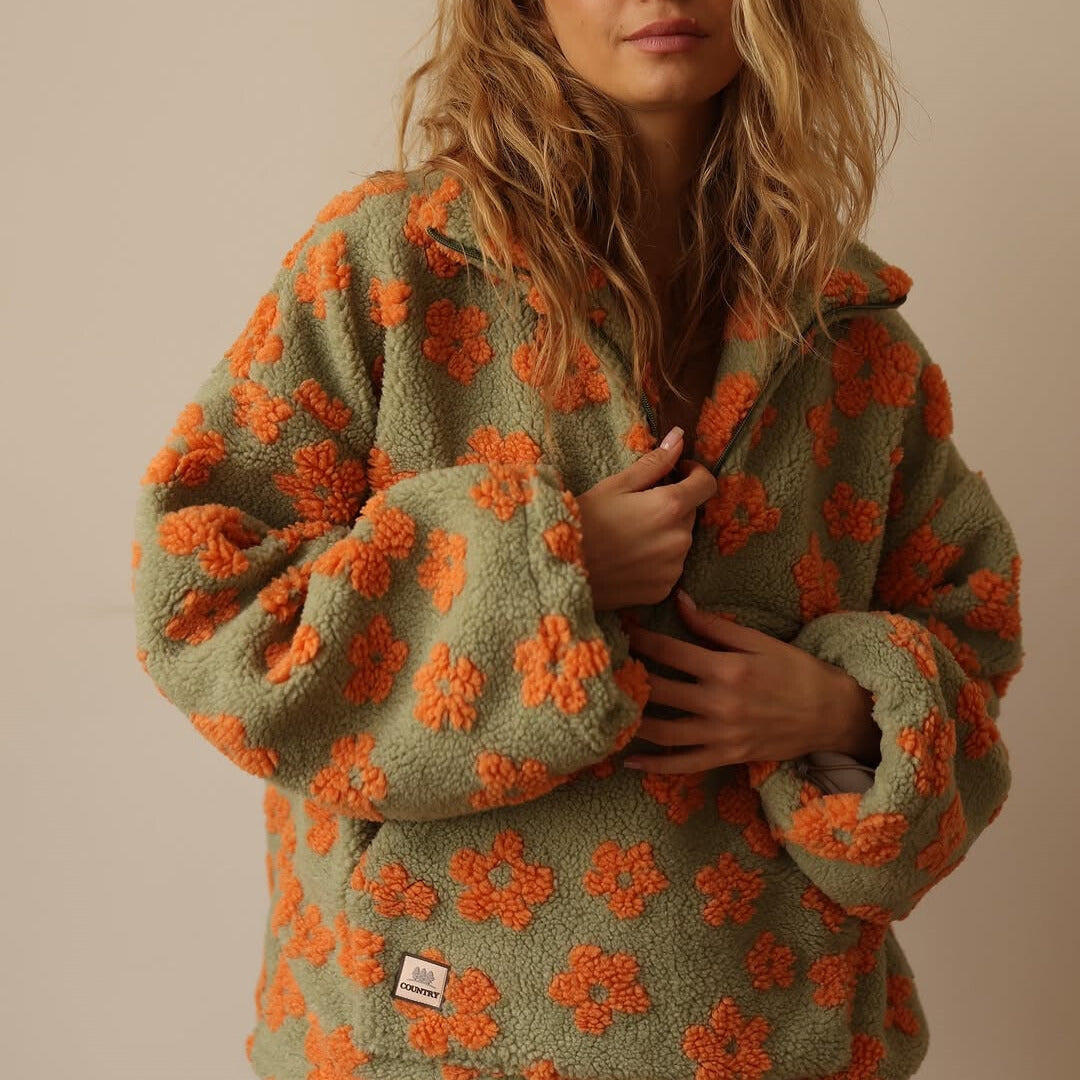 Dalia™ | Fleece Pullover Bloom