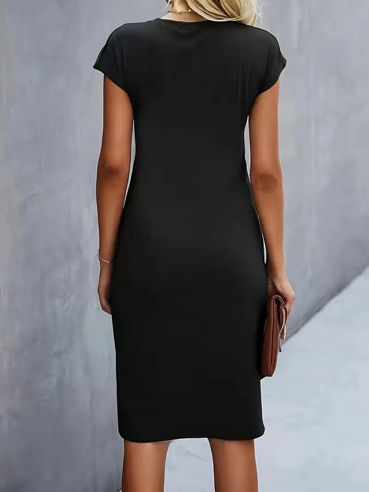Adelina | Stylish Round Neck Dress