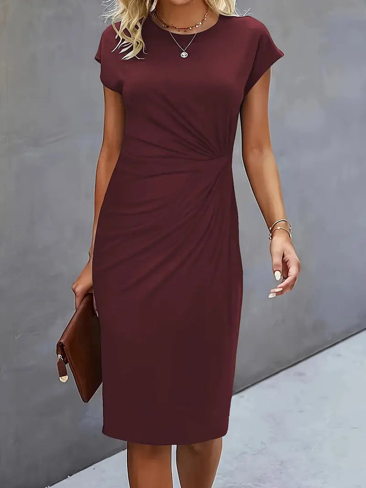 Adelina | Stylish Round Neck Dress