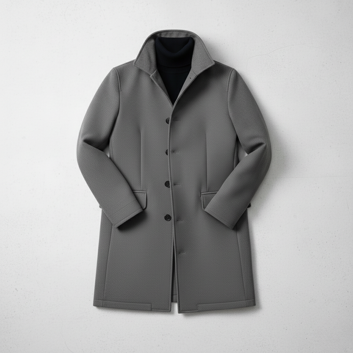 Finn – Wool Winter Jacket With  High Collar