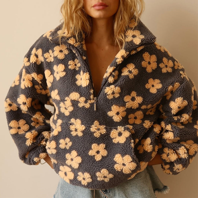 Dalia™ | Fleece Pullover Bloom