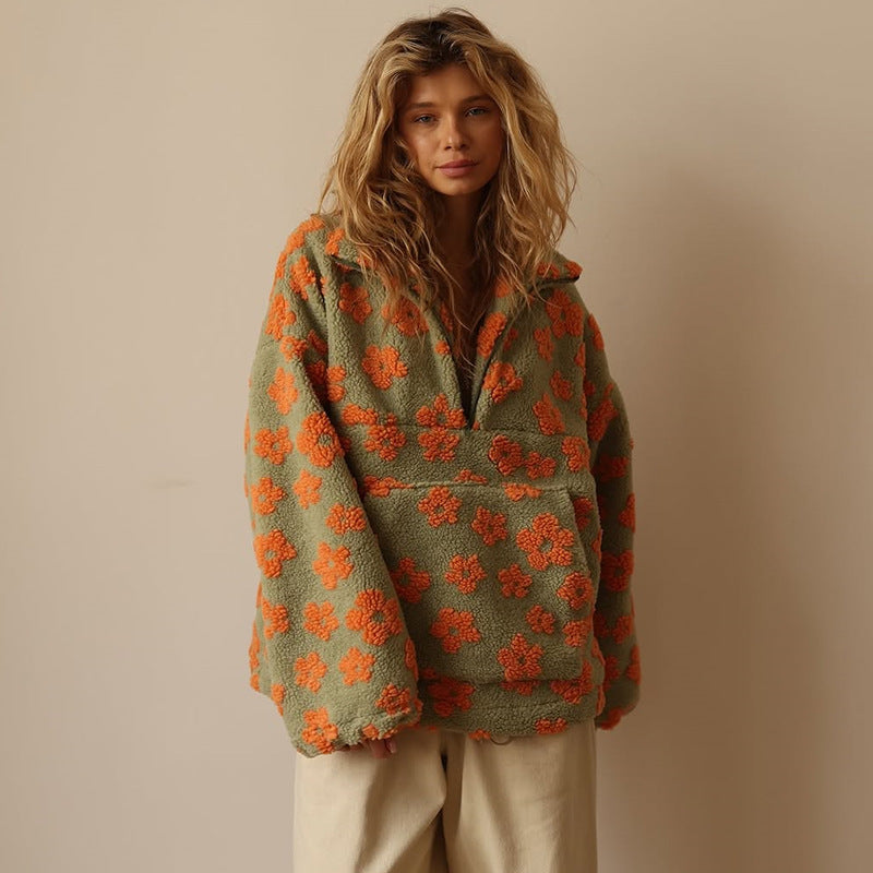 Dalia™ | Fleece Pullover Bloom