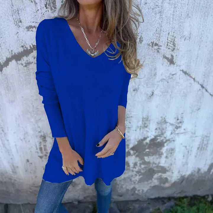 Keona™ | Relaxed V-Neck Knit Tunic