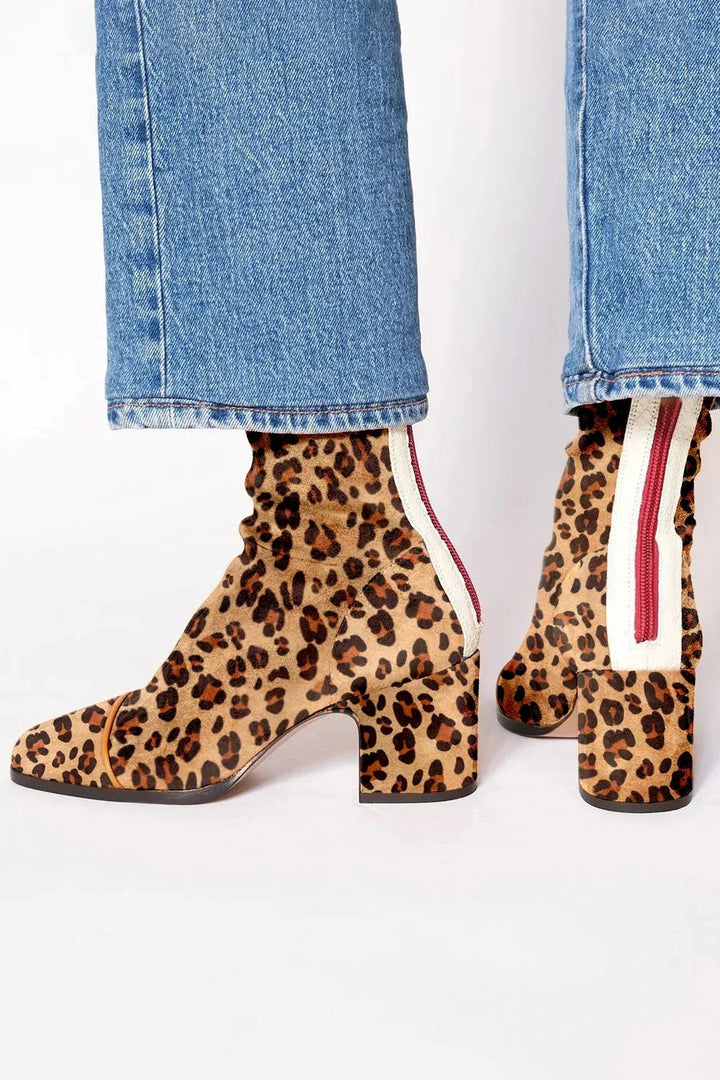Ria | Square toe heeled boots
