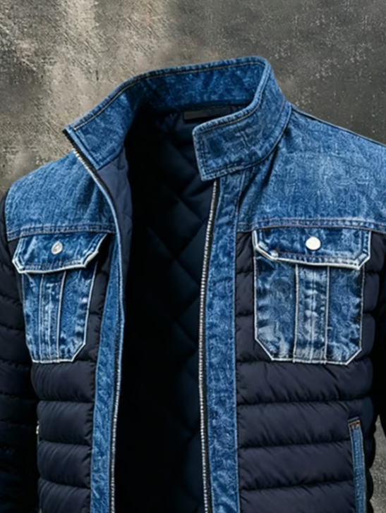 MAI | HYBRID QUILTED DENIM JACKET