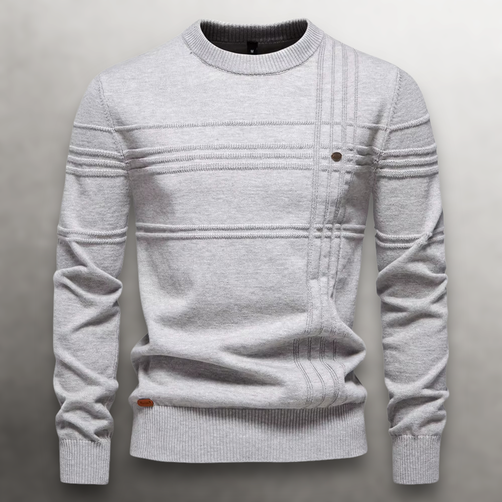 The Whitmore Grid-Knit Sweater