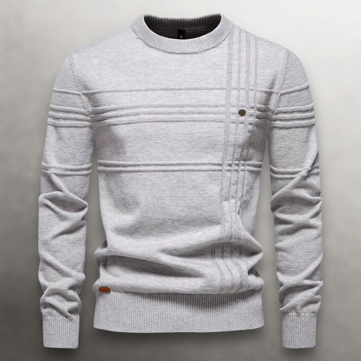 The Whitmore Grid-Knit Sweater