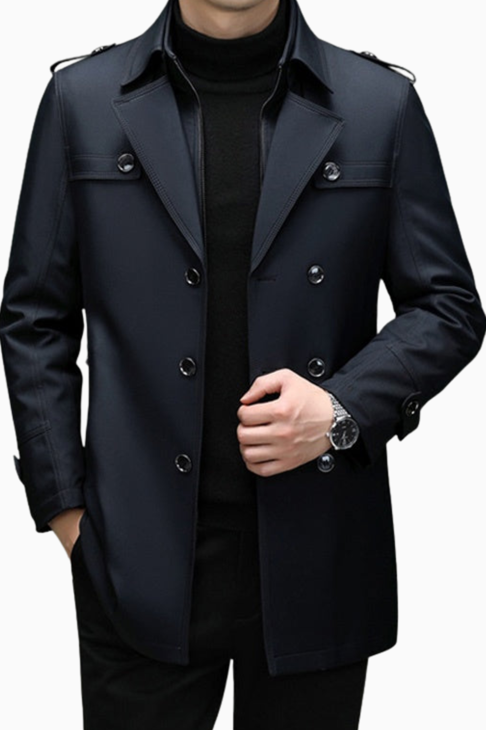 Marc | Men's Long Trench Coat