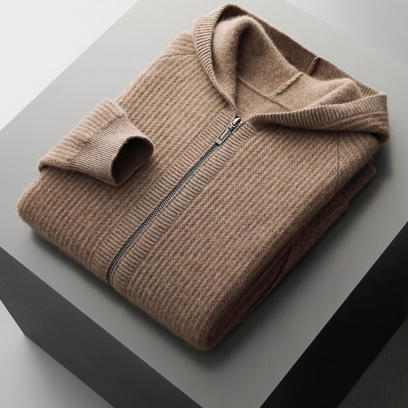 MERINO WOOL HOODIE
