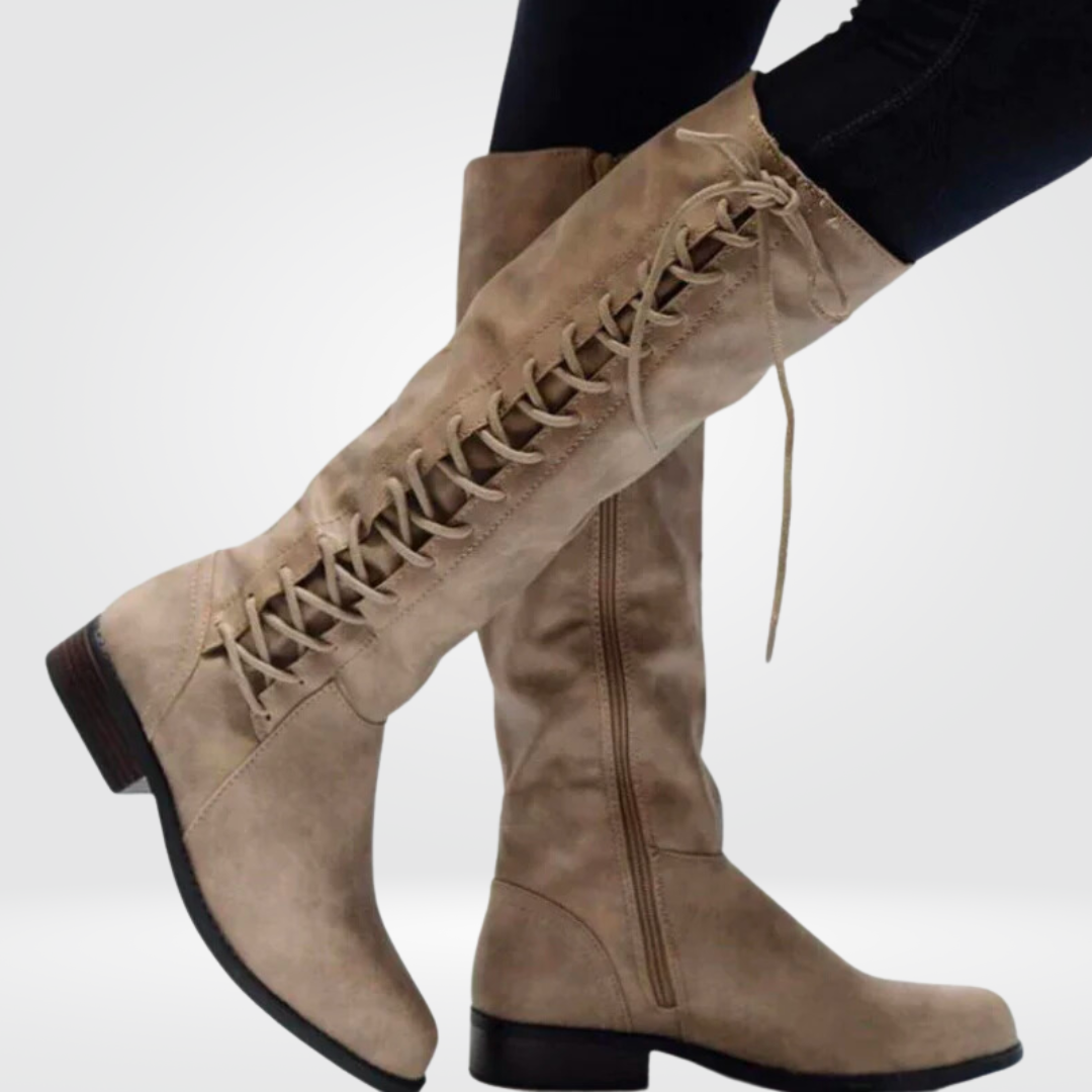 Harper | Laced Easy Zip Tall Boots