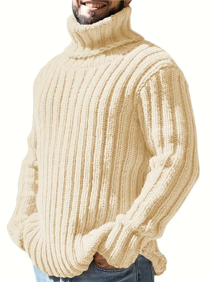 Lysander - High Neck Ribbed Sweater