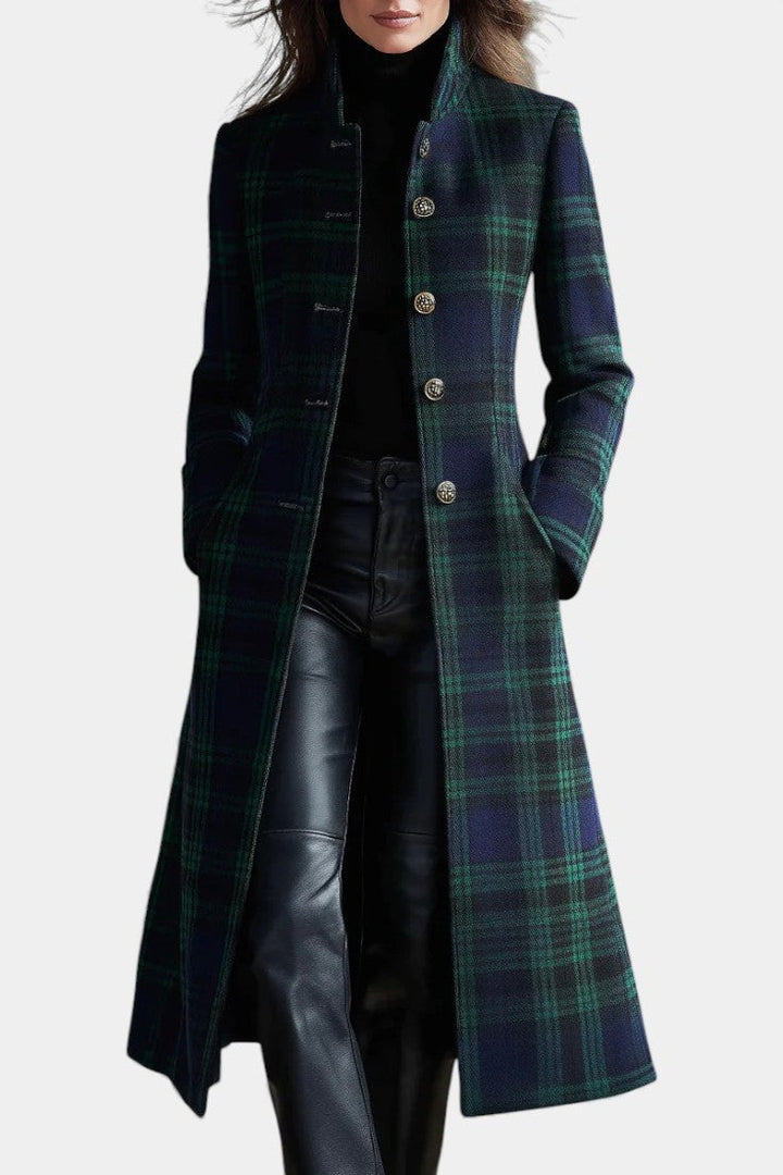 Rebecca™ | Timeless Plaid Elegant Coat