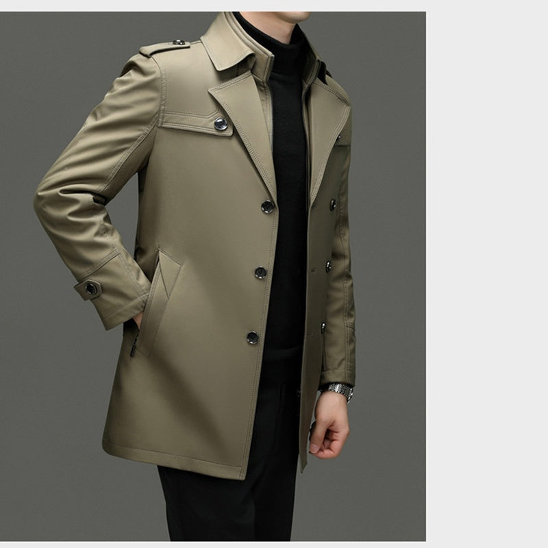 Marc | Men's Long Trench Coat